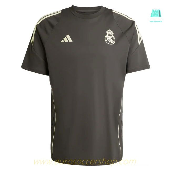 2025-2026 Real Madrid Training Tee (Utility Grey)