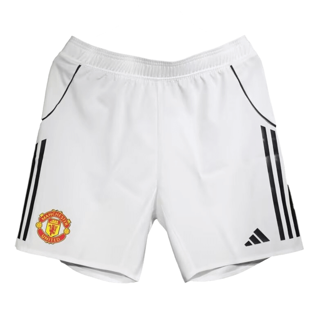 Manchester United Home Authentic Soccer Shorts 2025/26