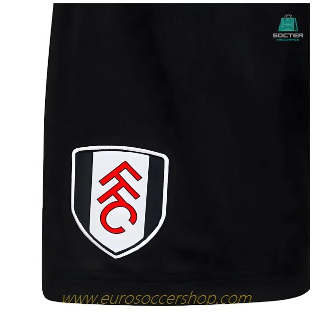 2024-2025 Fulham Home Shorts (Black) - Kids