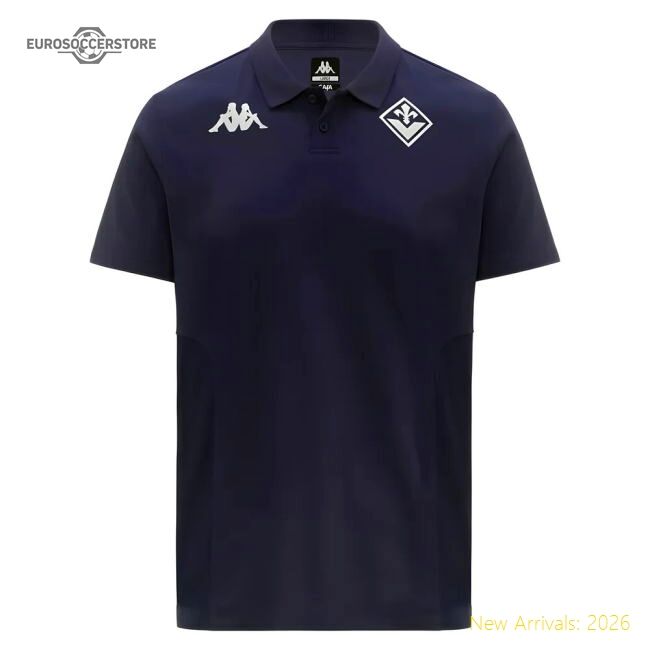 Genuine 2025-2026 Fiorentina Presentation Polo Shirt (Navy)