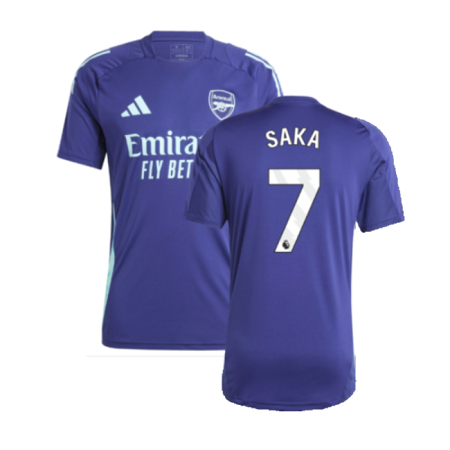 2024-20 Arsenal Training Football Jersey Saka Printing L S