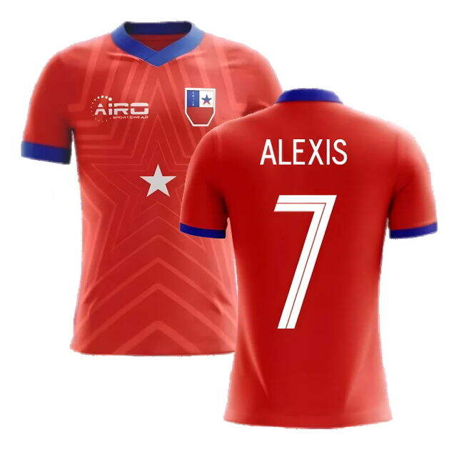 2026 Collection Chile Home Soccer Jersey 2025-2026 (ALEXIS 7) (Kids)