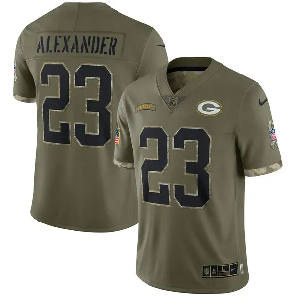 Official GB Packers Limited Jersey - Olive | NFL Fan Apparel