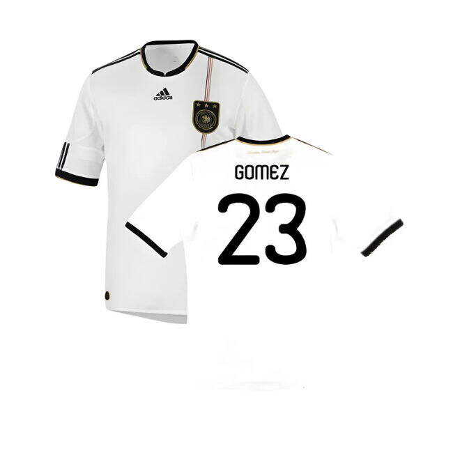 And Value For Money Germany 2010-11 Home Shirt ((Good) S) (GOMEZ 23) Elegant