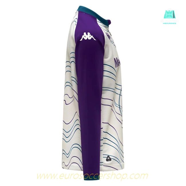 2025-2026 Fiorentina Pre Match Sweat Top (White-Violet)