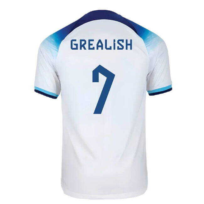 And Value For Money 2022-2023 England Home Shirt (Grealish 7) Playful
