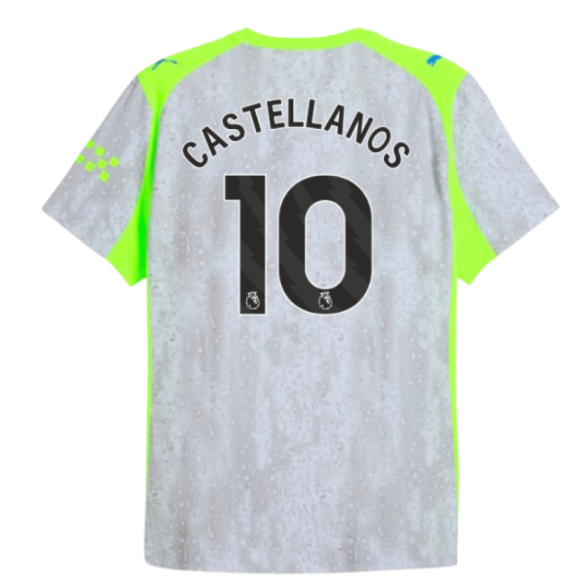 2025-20 Man City Third Jersey Castellanos #10 Edition L M S