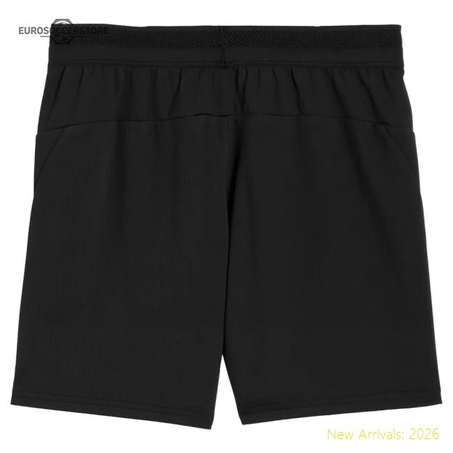 Authentic 2025-2026 Man City Training Shorts W/pockets (black) - Kids