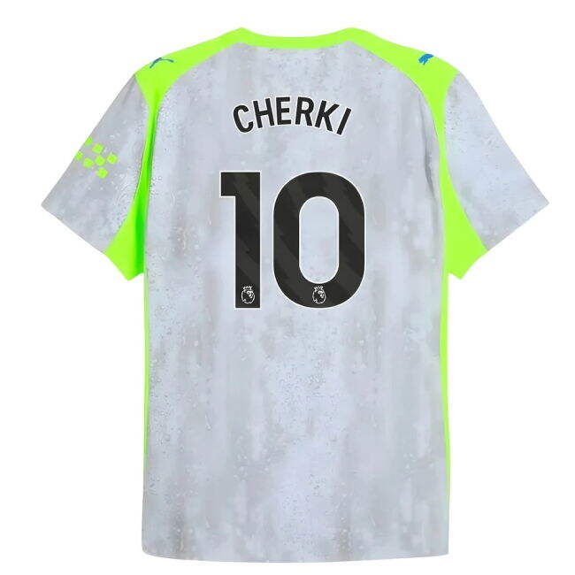 Man City 2025-20 Third Football Shirt Featuring Cherki 10 M S