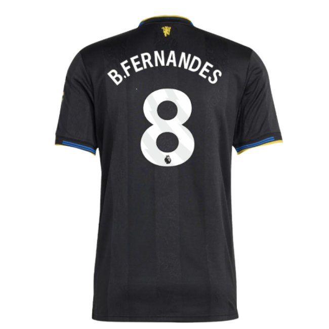 2025-2026 Man Utd Authentic Third Shirt (B.Fernandes 8) (Match Day)