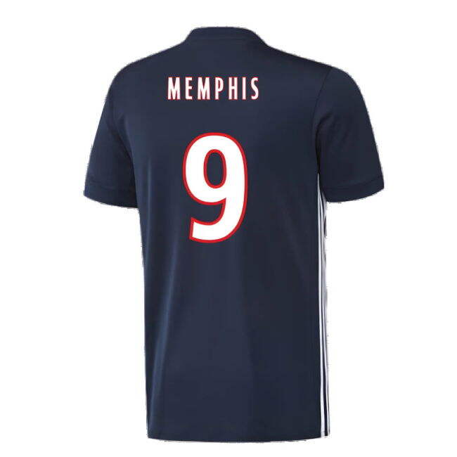 Lyon 2017-18 Away Shirt ((Excellent) L) (Memphis 9)