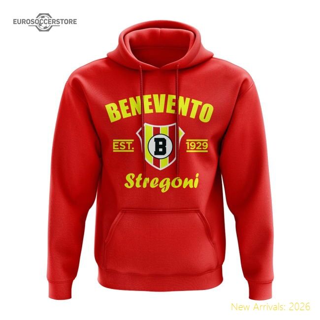 Exceptional Benevento Established Football Hoody (red) - Supporter Edition