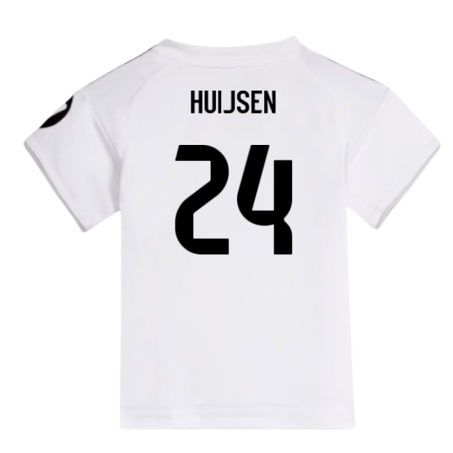 Huijsen 24 Latest Real Madrid Home Soccer Jersey 2025-2026 (Baby)