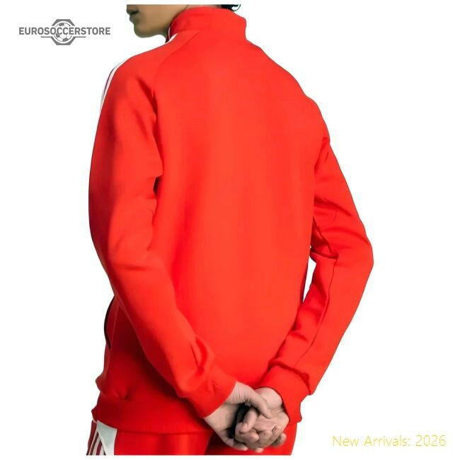 2025-2026 Bayern Munich Ubp Doubleknit Track Top (red) - Fan Design