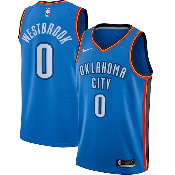 Russell Westbrook OKC Swingman Jersey - official team-jersey - Blue