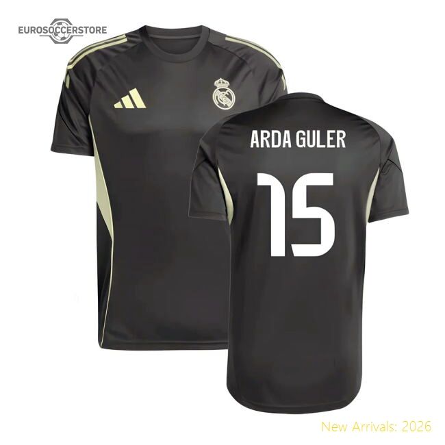 2025-2026 Real Madrid Training Jersey (utility Grey) (arda Guler 15)