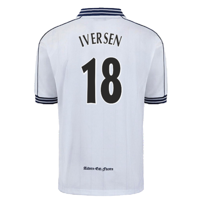 Dedicated Spurs Tottenham Home Pony Retro Shirt Iversen #18 Superi...