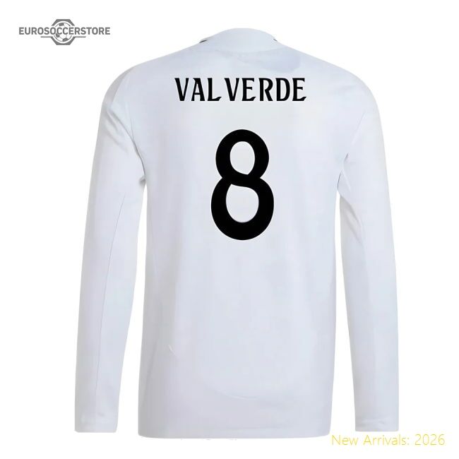 2024-2025 Real Madrid Home Pro-level Jersey Valverde Advanced Textile
