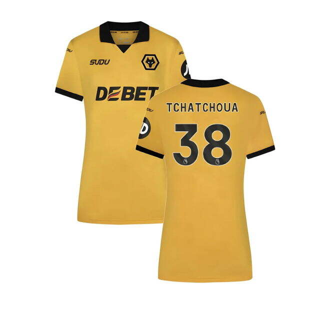replica 2025-2026 Wolves Home Shirt (Womens) (Tchatchoua 38)