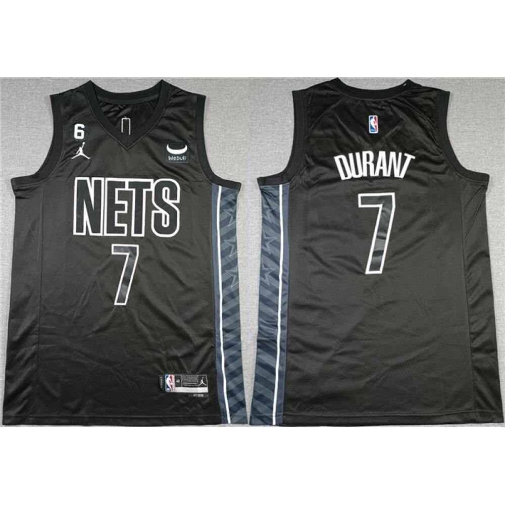 Kevin Durant7 Brooklyn Nets Jersey Black - - Game Day Essential