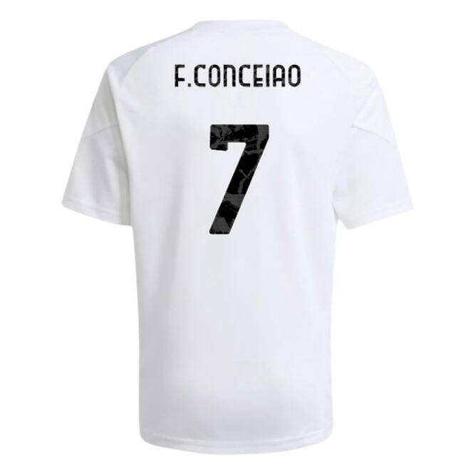 2025-2026 Juventus Training Shirt (White) - Kids (F.Conceiao 7)