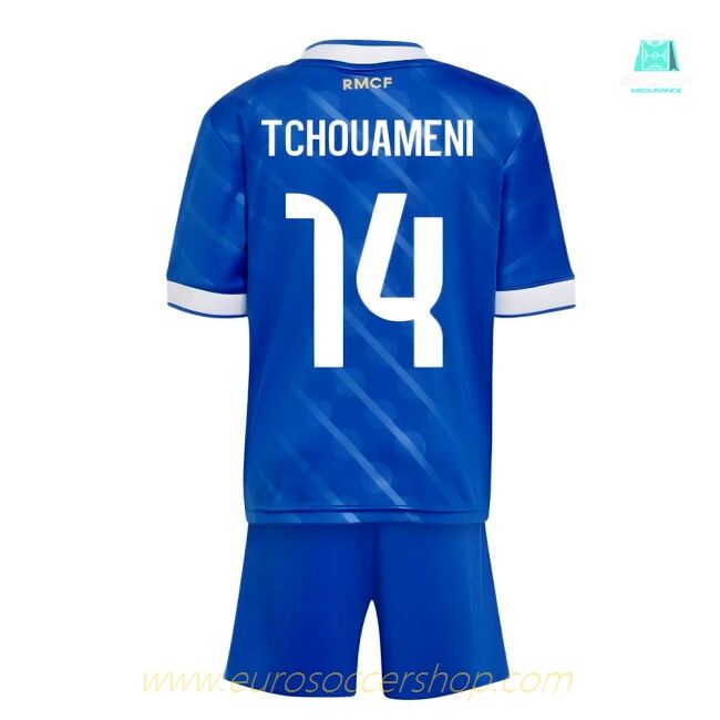 2025-2026 Real Madrid Third Youth Kit (Tchouameni 14)