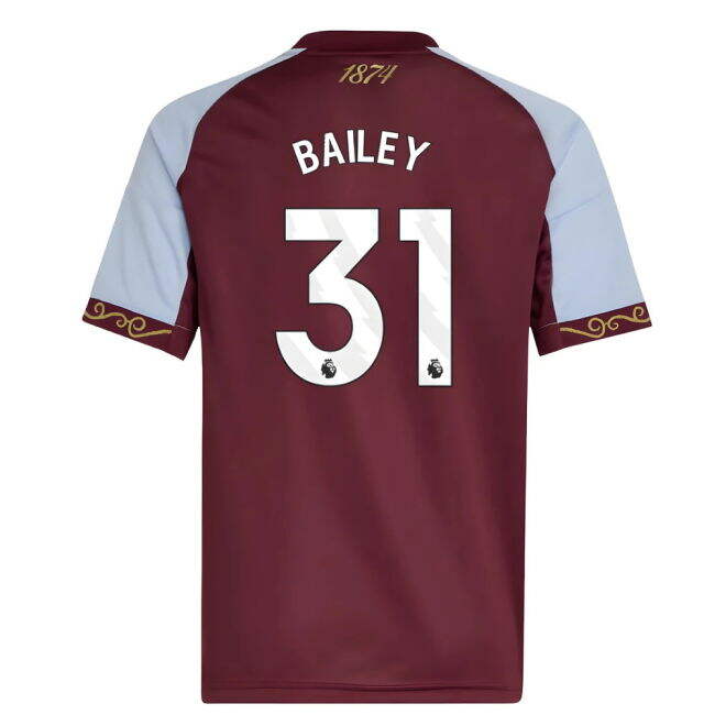 2025-2026 Aston Villa Home Shirt (Kids) (Bailey 31)
