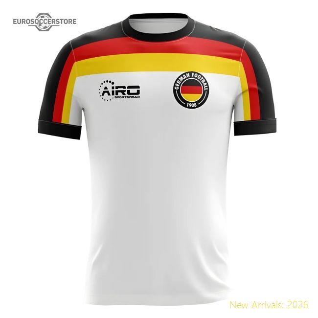 Genuine Germany 2025-2026 Home Short Sleeve Shirt Timeless Warmth