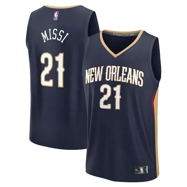Yves Missi NOP Fast Break Jersey - modern high-quality - Navy