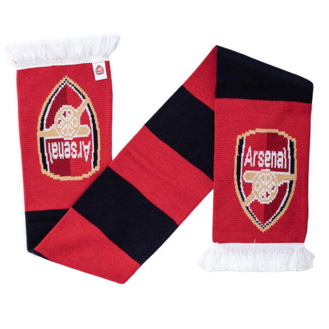 Arsenal FC Contrast Bar Scarf - authentic style