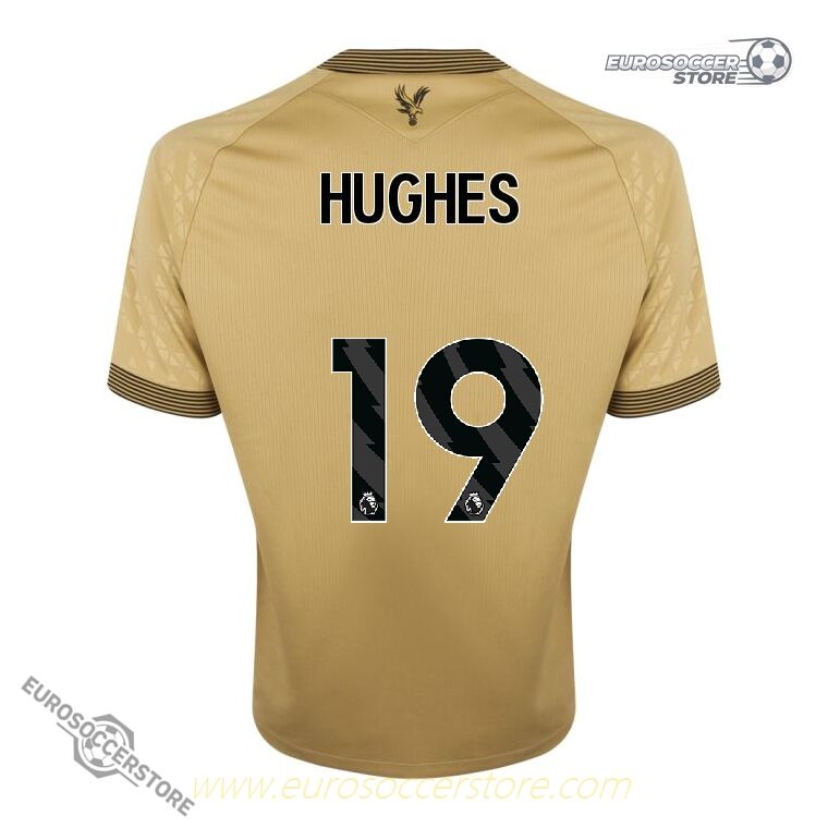 HUGHES' 19 Crystal Palace Away Jersey for the 25-26 Season