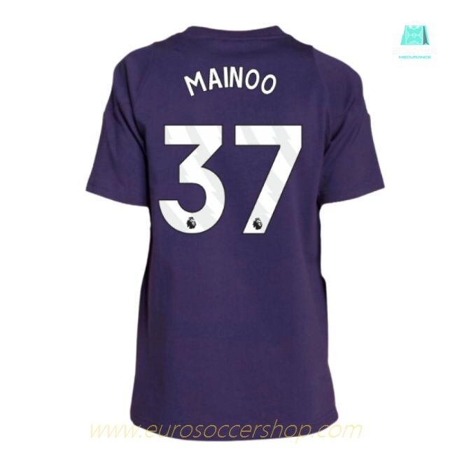 2025-2026 Man Utd Training Tee (Aurora Plum) - Kids (Mainoo 37)
