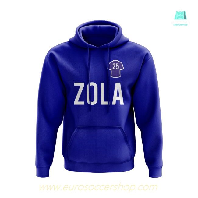 Gianfranco Zola Chelsea Number Hoody (Blue)