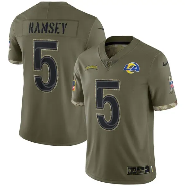 Los Angeles Rams Limited NFL Jersey - Olive | High-Quality Football...