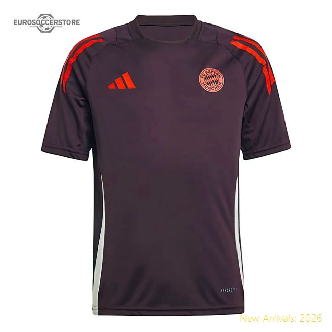 2024-2025 Bayern Munich Training Shirt (shadow Maroon) - Collectors Item