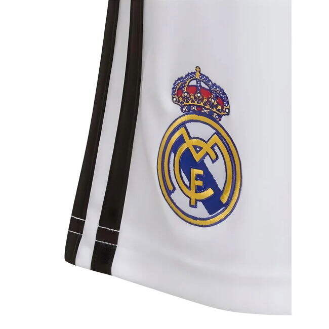 2025-2026 Real Madrid Home Shorts (White)
