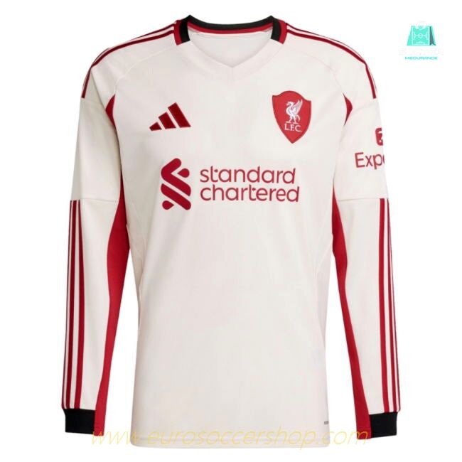 2025-2026 Liverpool Long Sleeve Away Shirt (Your Name)