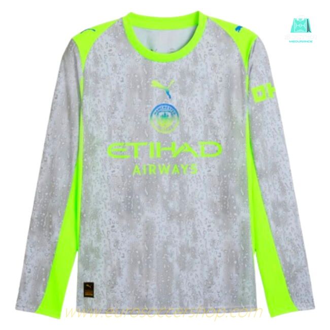 2025-2026 Man City Long Sleeve Third Shirt (Your Name)