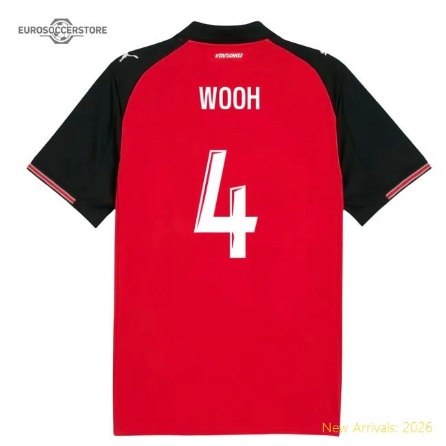 Premium Best-Selling 2025-2026 Stade Rennais Home Shirt (Wooh 4)