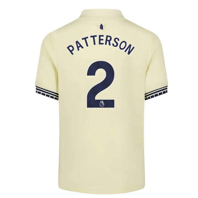 Player Issue 2025-2026 Everton Away Trendy Lightweight Patterson #768