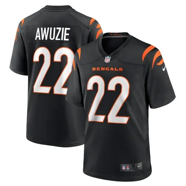 None Chidobe Awuzie Game Jersey - Black | NFL Player Jersey | NFL Foot