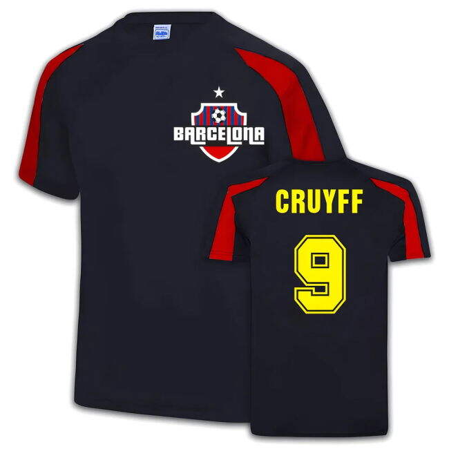 Barcelona Sports Training Jersey (Johan Cruyff 9) - Stadium Quality...