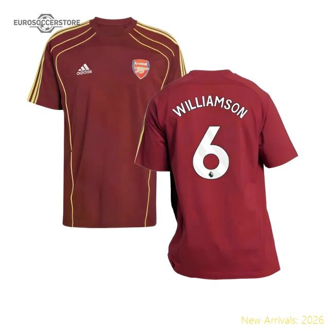 Premium 2025-2026 Arsenal Ubp Tee (noble Maroon) (williamson 6)
