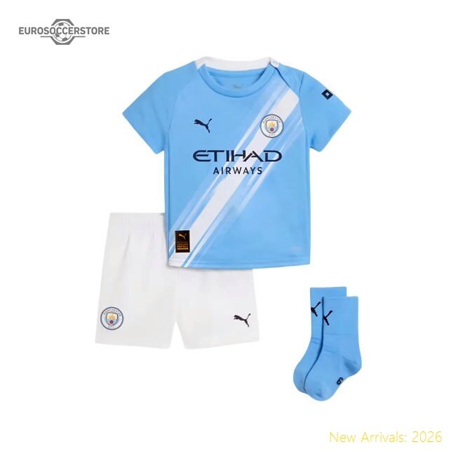 Classic Premium 2025-2026 Man City Home Baby Kit Reijnders 4
