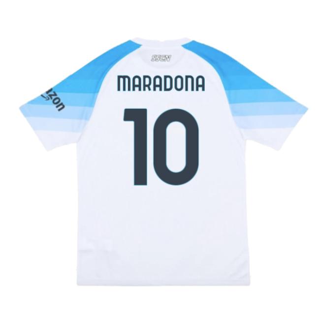 2022-2023 Napoli Away Shirt (Maradona 10) Reinforced Seams