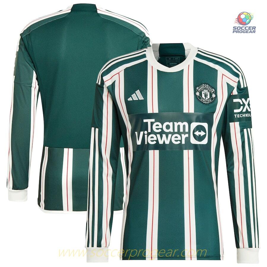 Manchester United Away Shirt 2023 2024 Long-Sleeve