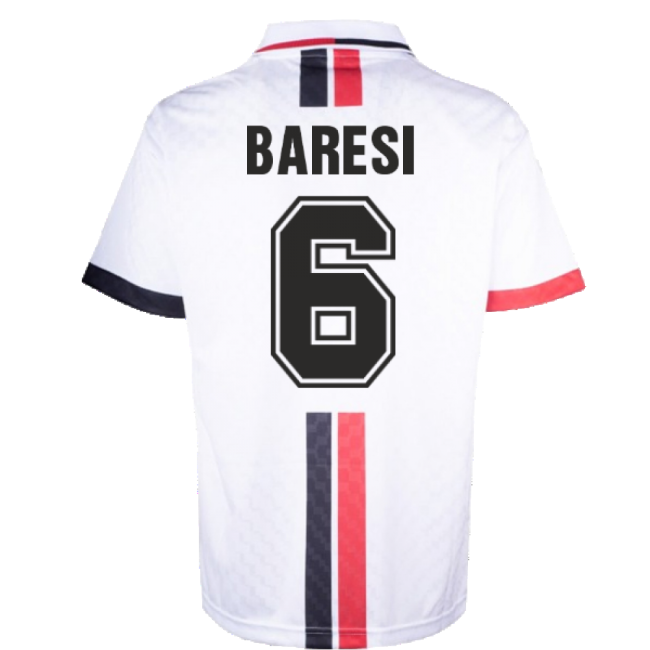 Ac Milan 1996 Away Retro Shirt (baresi 6) - Fan Collection