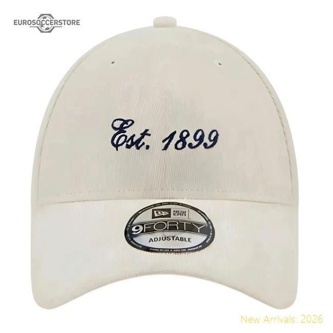 2023-2024 Ac Milan Needle Cord 9forty Adjustable Cap (cream)