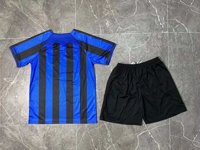 KIDS INTER MILAN 2223 HOME BLUE FOOTBALL KITShirtShorts - Official