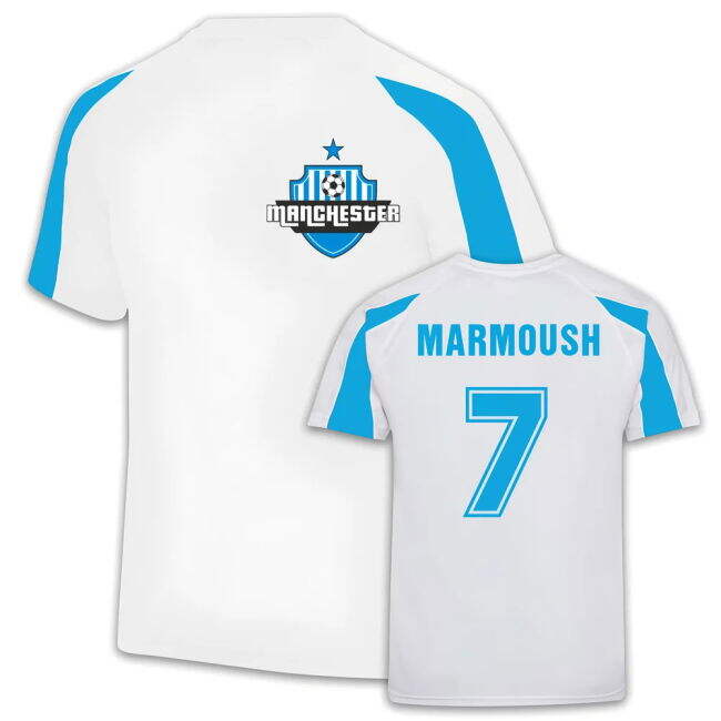 Authentic Football Manchester City Sports Training Jerseys Marmoush...